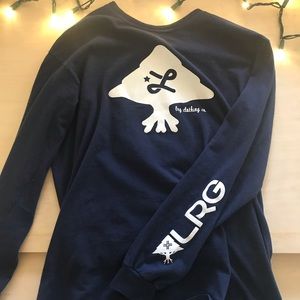 LRG Clothing Co navy long sleeve shirt